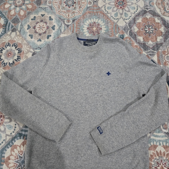 Abercrombie & Fitch Gray Men's Sweater - Picture 4 of 5